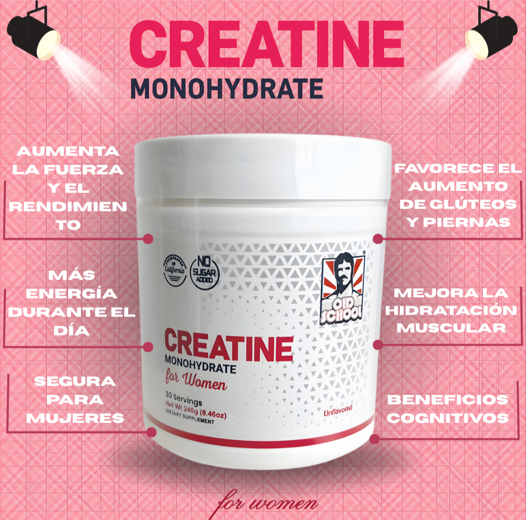 CREATINA MONOHYDRATE PARA MUJER