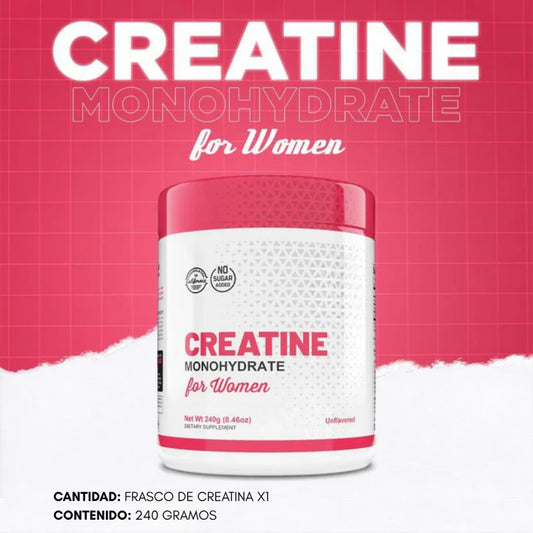 CREATINA MONOHYDRATE PARA MUJER